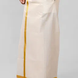 Ramraj Dhoti With Zari Border image 2
