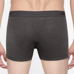 Levis Men Pack of 2 Charcoal Grey Solid Trunks 9261053-2 image 2
