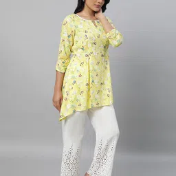 AURELIA Floral Printed Empire Kurti image 3