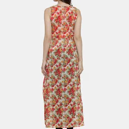 Enchanted Drapes Floral PPrinted Georgette Empire Kurta image 2