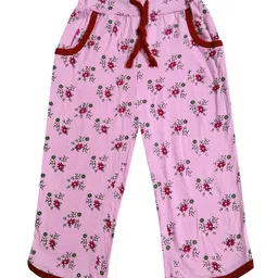 IndiWeaves Girls Pack of 3 Mid-Rise Cotton Printed Capris image 2