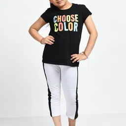 IndiWeaves Girls Pack of 4 Mid-Rise Cotton Capris image 4