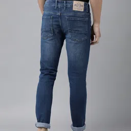 u.s. polo assn. denim co. U S Polo Assn Denim Co Men Blue Regallo Skinny Fit Mid Rise Light Fade Stretchable Jeans image 3