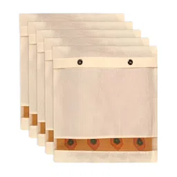Kuber Industries Cream 5 Piecesa Reusable Multi-Utility Organisers-picture-39