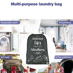 Kuber Industries Black and Yellow 6 Pieces Travel Storage Shoe Organisers image 2