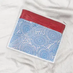 prettykrafts Blue & White Set of 18 Printed Saree Cover Organisers image 2