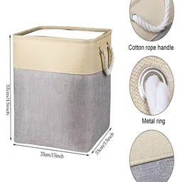 Kuber Industries Grey & Beige Water Resistant Multi Utility Organisers image 2