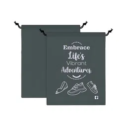 Kuber Industries Grey & White 10 Pieces Printed Multi-Utility Organisers image 2