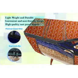 Stylista Orange & White 3Pcs Printed Water Resistant Multi-Utility Organisers image 5