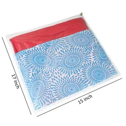 prettykrafts Blue & White Set of 12 Printed Saree Cover Organisers image 3