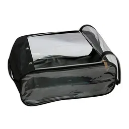 atorakushon Set Of 3 Black Solid Shoe Organisers image 3