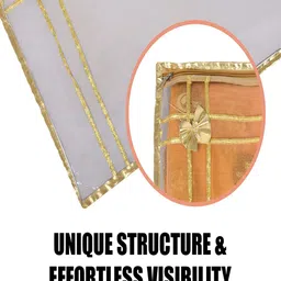 Kuber Industries Transparent Set of 6 Reusable Drawer Organiser Organisers image 2