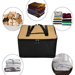 Kuber Industries Beige Reusable Multi-Utility  Storage Bag Organiser image 5