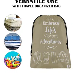 Kuber Industries Grey and Beige 3 Pieces Regular Travel Clothing Organisers image 2