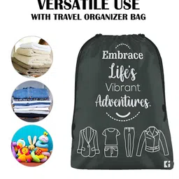 Kuber Industries Navy Blue & Grey 12 Pieces Printed Multi-Utility Organisers image 5