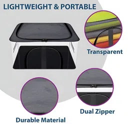 Kuber Industries Grey 4 Pcs Regular Shoes Organiser image 4