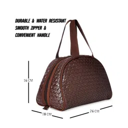 Kuber Industries Brown 2-Pieces Textured Water Resistant Travelling Kit Organisers image 5