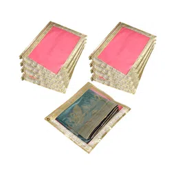 Kuber Industries Pink 9 Pieces Regular Organisers image 3