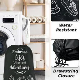 Kuber Industries Black and Blue 12 Pieces Regular Travel Storage Shoe Organisers image 4