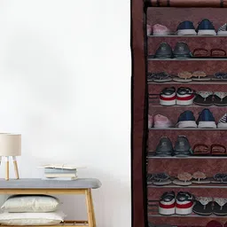 Rmerchants Brown & Black 9-Tier Shoe Racks image 2