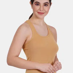 Reveira Non Padded Sleeveless Stretchable T-Back Camisole image 2