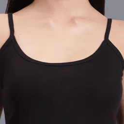 FBAR Pack Of 2 Sleeveless Non Padded Bio Wash Cotton Camisoles image 2