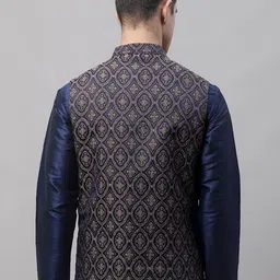 Jompers Men Woven Design Nehru Jacket image 5