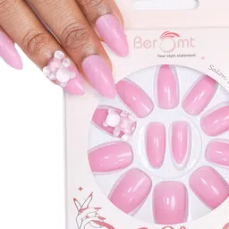 BEROMT Salon Finish Cute Charm Press-On False Nail Tips Kit - Shade BFNC13CC image 1