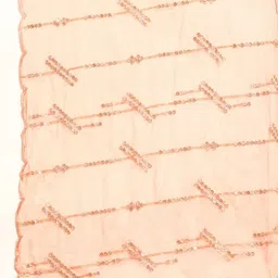 Rajnandini Pink Embroidered Chanderi Silk Unstitched Dress Material image 3