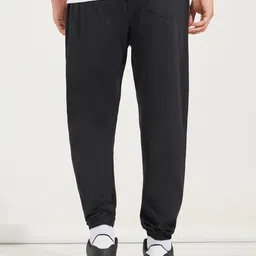 Styli Men Black Squid Games Graphic Printed Oversized -Fit Pure Cotton Joggers image 3