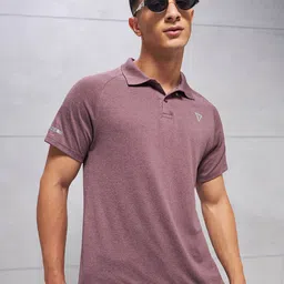 Technosport SS'24 Polo Collar Raglan Sleeves Antimicrobial Slim Fit T-shirt image 1