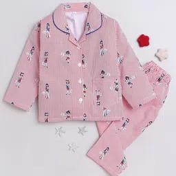 The Magic Wand Kids Printed Pure Cotton Night suit-picture-18