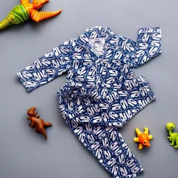 Freesia Array Unisex Kids Printed Night suit-picture-47
