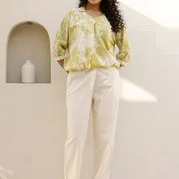 SANSKRUTIHOMES Pure Cotton Printed Night suit image 1