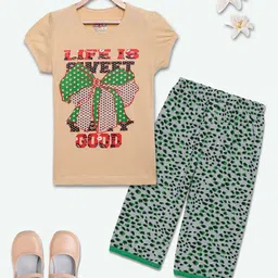 SINI MINI Girls 2 Pieces Graphic Printed Night Suit-picture-32