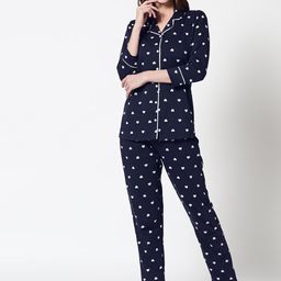 Zeyo Conversational Printed Pure Cotton Night Suit-picture-34