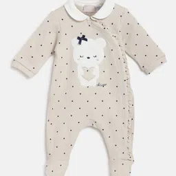 Chicco Girls   Applique Front Opening Embroidered Sleepsuit-picture-37