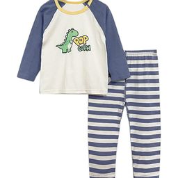 StyleCast Boys Blue & White Printed Pure Cotton T-Shirt & Pyjamas-picture-32