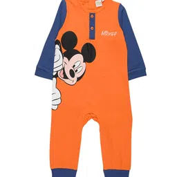 mothercare Infant Boys Mickey Mouse Printed Cotton Romper-picture-22