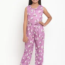 Stuffie Land Girls Printed Basic Jumpsuit-picture-21