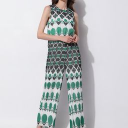 Vero Moda Sleeveless Geometric Printed Basic Jumpsuit-picture-36