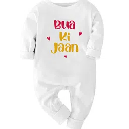 Zeezeezoo Infants Kids Typography Printed Pure Cotton Bodysuit-picture-16