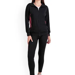 BENZOS Women Mock Collar Tracksuit-picture-36