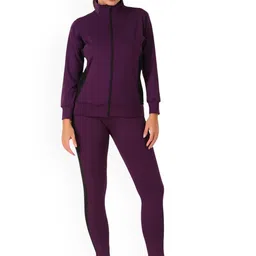 BENZOS Women Mock Collar Tracksuit-picture-16