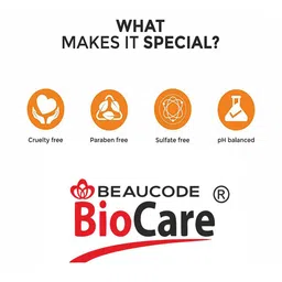 BEAUCODE BIOCARE Unisex Orange Pack Of 2 Papaya Face and Body Scrub and Gel 500g image 3