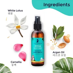 Pilgrim Argan Oil Hair Serum Pack of 2 - Reduces Frizz & Split Ends - 100ml Each image 2