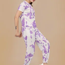 SAKARMAA Tie & Dye Printed Top And Joggers image 2