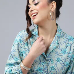 KALINI Floral Printed Playsuit image 2