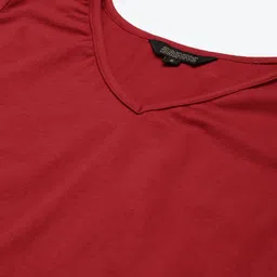 BRINNS Maroon Solid Top image 2
