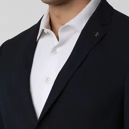 Van Heusen Striped Slim-Fit Notched Lapel Two Piece Formal Suit image 4